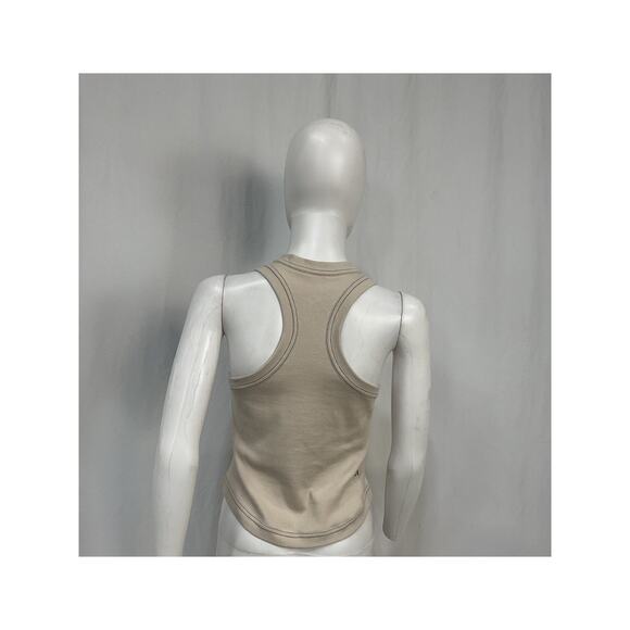 Orseund Iris Exclusive Beige Cotton Racerback Sport Tank Top Size XL NWT - Picture 3 of 4
